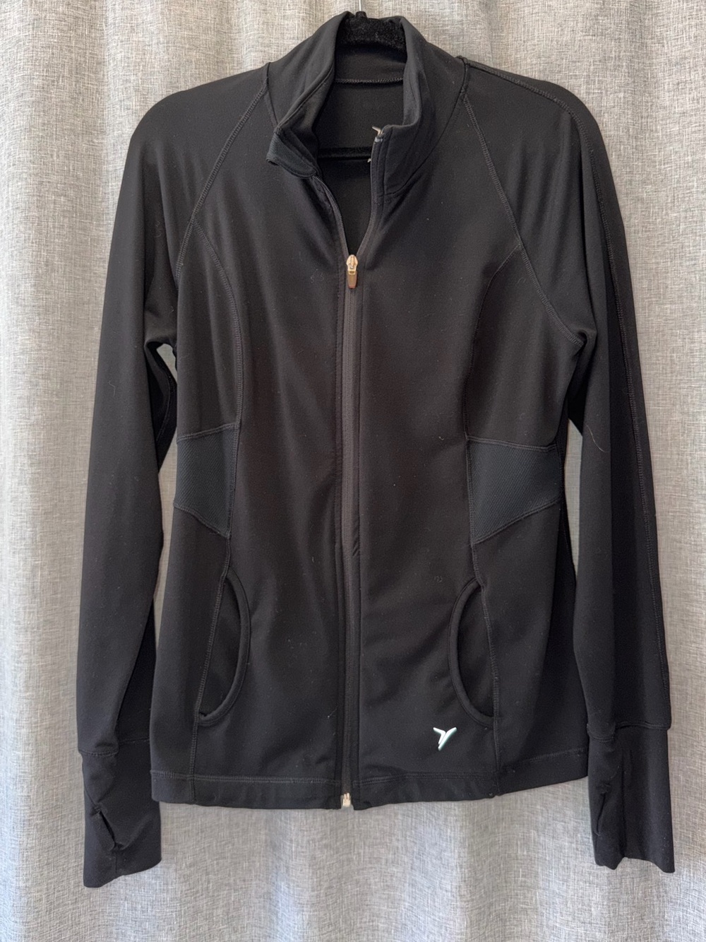 Old Navy Black Full-Zip Utility Jacket Large
